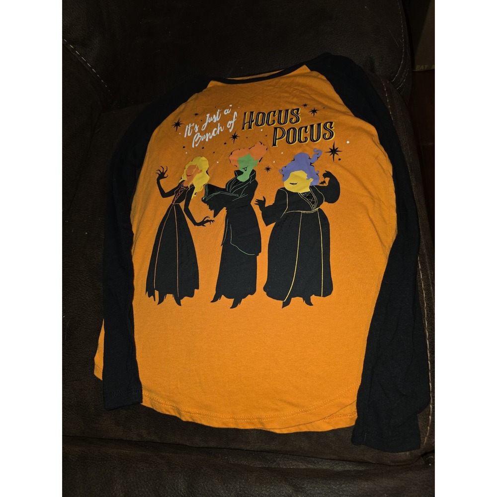 Disney hocus pocus Sanderson sisters Halloween fall top size 10 12